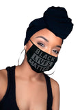 Black Lives Matter Black Diamond Headwrap & mask - Black