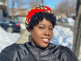 Hannah  Slip On Satin lined headwrap (spring collection)