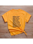 Black Influential Leaders Yellow T-shirt