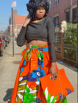 Hazel Print Maxi Skirt ( with bag) (REGULAR + PLUS)