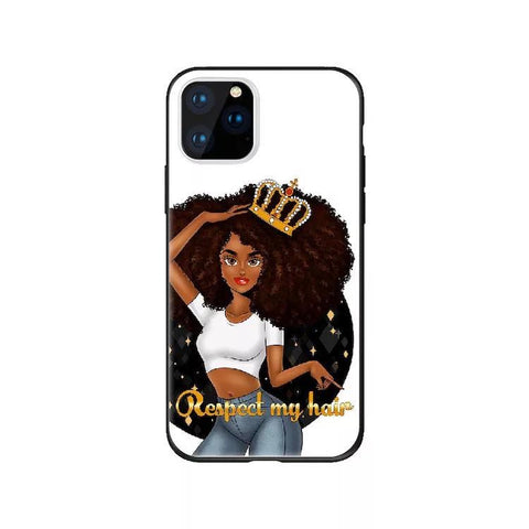 Respect My Hair iPhone Case