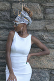 Whitney Slip On Satin Lined Headwrap