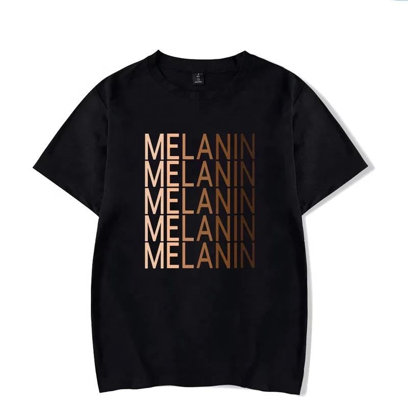 Melanin Faded Black T Shirt Glamorous Chicks Headwraps