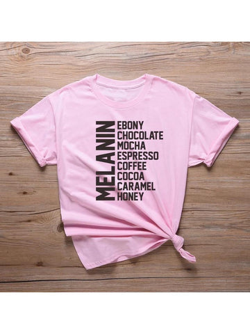 Melanin Pink T-shirt