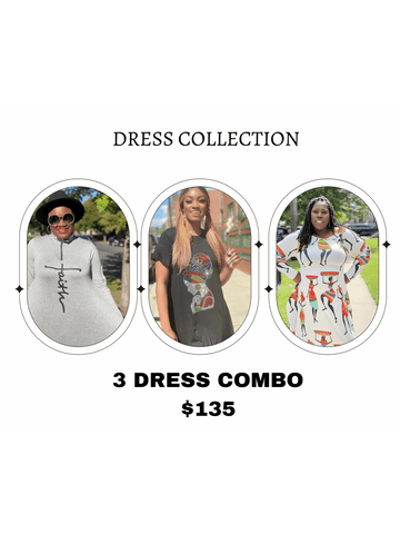 3 combo maxi dresses for only $155