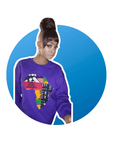 Dionne Unisex African map sweatshirts