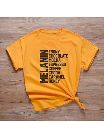 Melanin Yellow T-shirt
