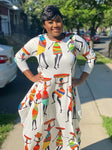 Nola Afro maxi dress  (no bag) (Fall best seller) (REGULAR + PLUS)