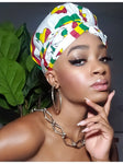 Reggae Slip On satin lined Headwrap and Mask