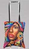 Royalty African print  Tote Bag - Black History Collection