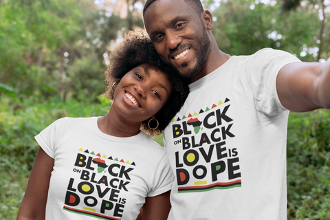 Black love T shirt - wife