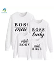 Boss Lady White Sweatshirt