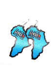Black lives Matter earring (Blue)