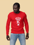 King  valentines Sweatshirt - (Husband)