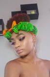 Queen Ifrika Pre Tie Satin Lined Slip On Headwrap Headband (9.99 sale item)