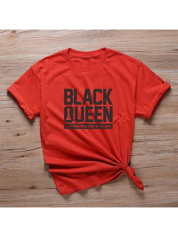 Black Queen Red T-shirt