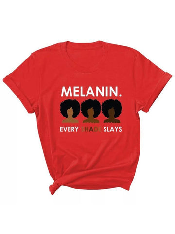 Every Shade Slays Red T-shirt