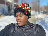 Hannah  Slip On Satin lined headwrap (spring collection)