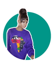 Dionne Unisex African map sweatshirts