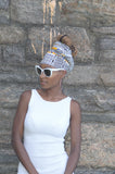 Whitney Slip On Satin Lined Headwrap