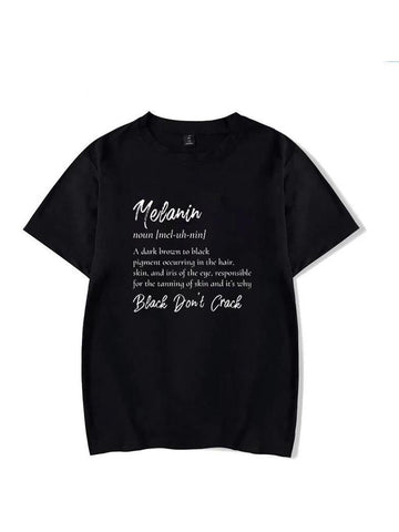 Melanin Black Don’t Crack Print T-shirt