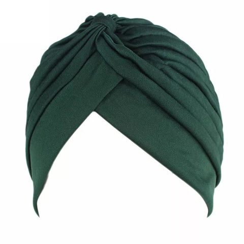 Olive Pre Tied Headwrap / turban