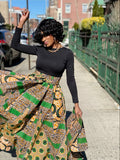 Jayni Print Maxi Skirt, Headwrap & Bag Set (Best Seller)