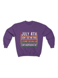 Juneteenth- July 4th Unisex Heavy Blend™ Crewneck Sweatshirt