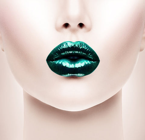 Lips -  - Money Green - Glamorous Chicks Cosmetics - 1