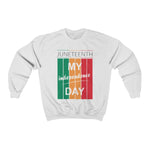 Juneteenth-My Independence Unisex Heavy Blend™ Crewneck Sweatshirt