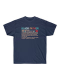 Black Father Definition Cotton Tee T-shirt